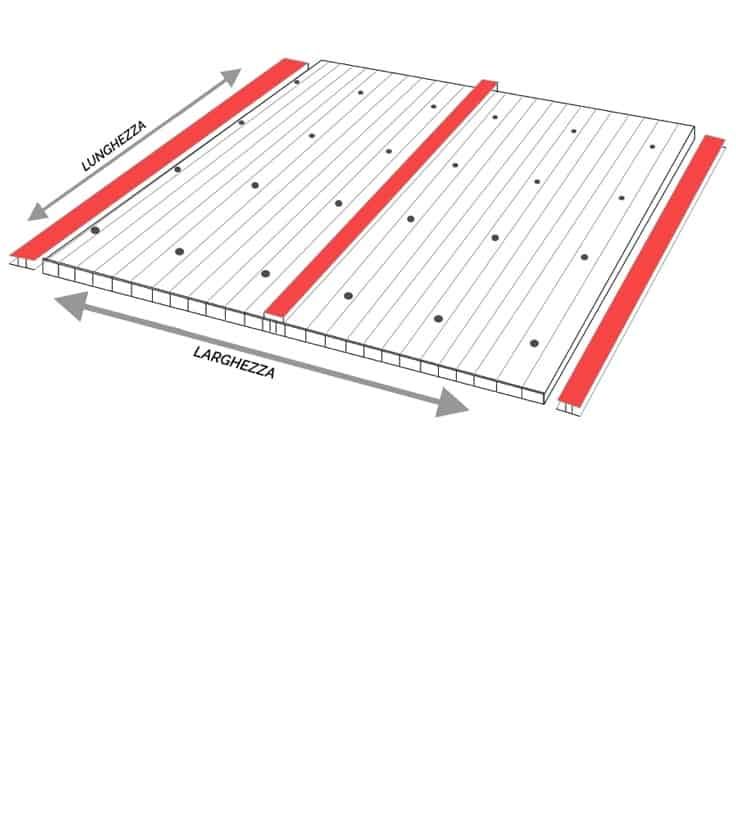 H-Profil, klar/farblos, aus Polycarbonat, für 16mm