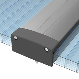 Verbindungsprofil Platinum Alu, Breite 75mm, thermische Trennung, eloxiert, für 2mm bis 25mm