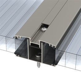 Verbindungsprofil Platinum Alu, Breite 75mm, thermische Trennung, eloxiert, für 2mm bis 25mm